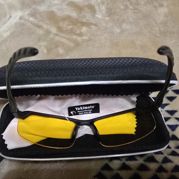 Yakimoto Unisex Yellow Sunglasses NWT. - Picture 9 of 12